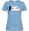 Women's T-shirt Levi Attack On Titan sky-blue фото