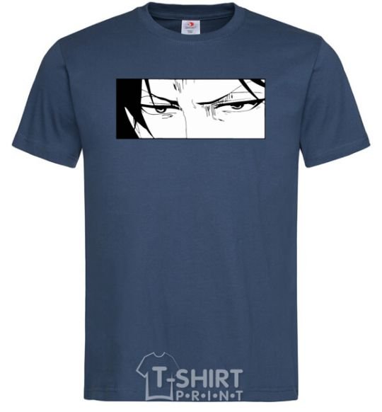 Men's T-Shirt Levi Attack On Titan navy-blue фото