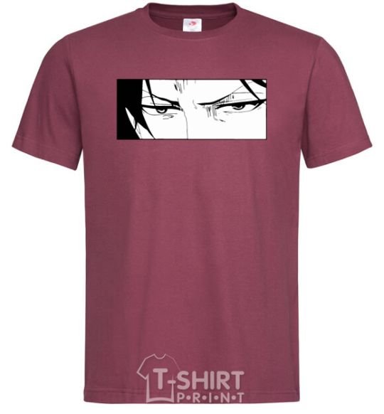 Men's T-Shirt Levi Attack On Titan burgundy фото