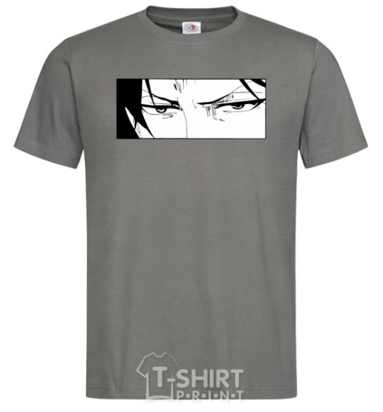 Men's T-Shirt Levi Attack On Titan dark-grey фото