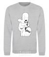 Sweatshirt One puch man bang sport-grey фото