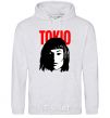 Men`s hoodie TOKIO Paper House sport-grey фото