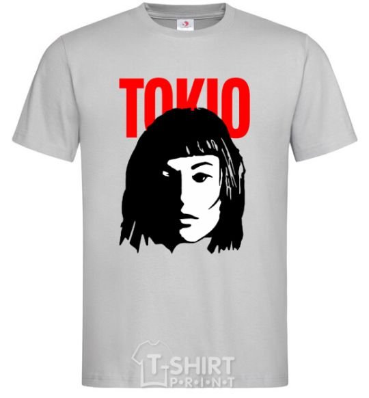 Men's T-Shirt TOKIO Paper House grey фото