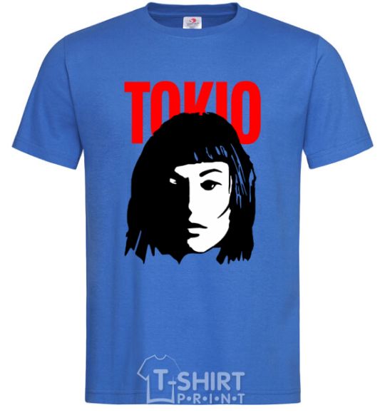 Men's T-Shirt TOKIO Paper House royal-blue фото