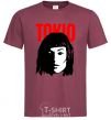 Men's T-Shirt TOKIO Paper House burgundy фото