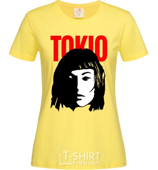 Women's T-shirt TOKIO Paper House cornsilk фото