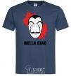 Men's T-Shirt BELLA CIAO stains navy-blue фото