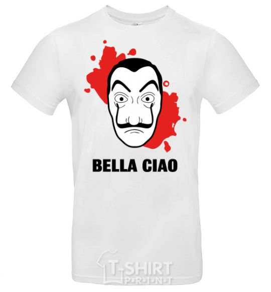 Men's T-Shirt BELLA CIAO stains White фото