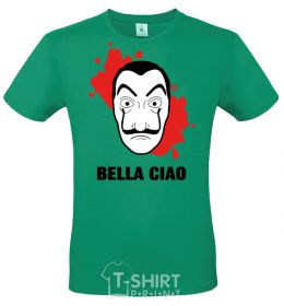 Men's T-Shirt BELLA CIAO stains kelly-green фото