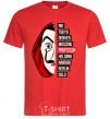 Men's T-Shirt Paper House Professor red фото