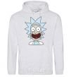 Men`s hoodie Rick's glad sport-grey фото