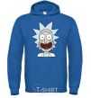 Men`s hoodie Rick's glad royal фото