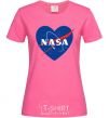 Women's T-shirt Nasa logo heart heliconia фото