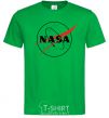 Men's T-Shirt Nasa logo outline kelly-green фото