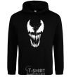 Men`s hoodie Venom mask black фото