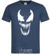 Men's T-Shirt Venom mask navy-blue фото