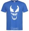 Men's T-Shirt Venom mask royal-blue фото
