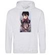 Men`s hoodie Attack of the titans art sport-grey фото