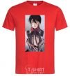 Men's T-Shirt Attack of the titans art red фото