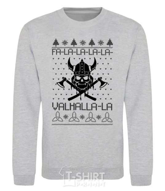 Sweatshirt Valhalla la viking sport-grey фото