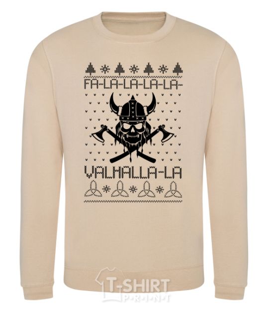 Sweatshirt Valhalla la viking sand фото