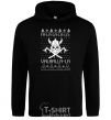 Men`s hoodie Valhalla la viking black фото