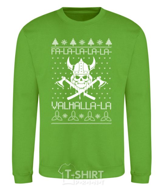 Sweatshirt Valhalla la viking orchid-green фото