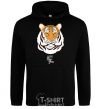 Men`s hoodie Тигр happy new year black фото