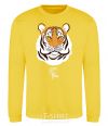 Sweatshirt Тигр happy new year yellow фото