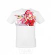 Men's T-Shirt Anime girl santa White фото