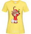 Women's T-shirt Anime santa girl cornsilk фото