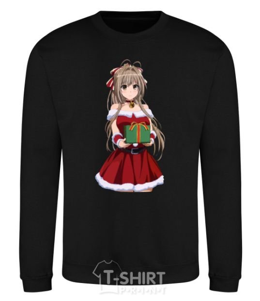 Sweatshirt Anime with a gift black фото