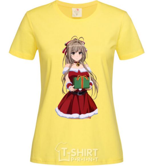 Women's T-shirt Anime with a gift cornsilk фото