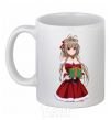 Ceramic mug Anime with a gift White фото