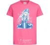 Детская футболка Аниме снегурочка цуи Ярко-розовый фото