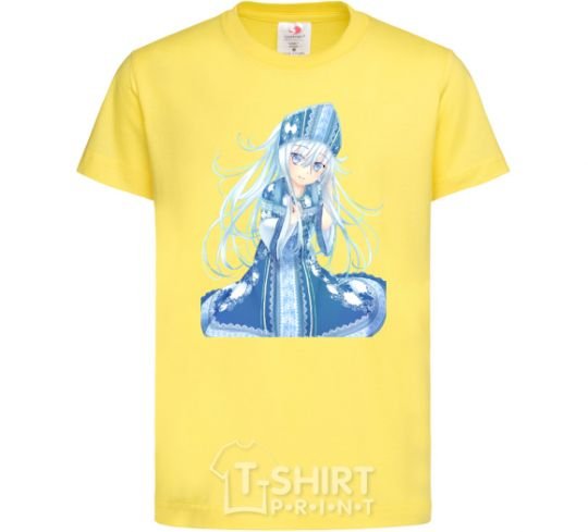 Детская футболка Аниме снегурочка цуи Лимонный фото