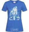 Women's T-shirt Anime snow maiden tsui royal-blue фото