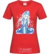 Women's T-shirt Anime snow maiden tsui red фото