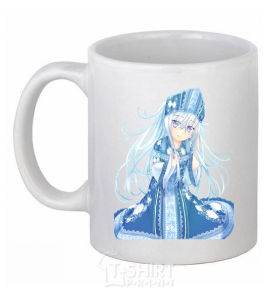 Ceramic mug Anime snow maiden tsui White фото