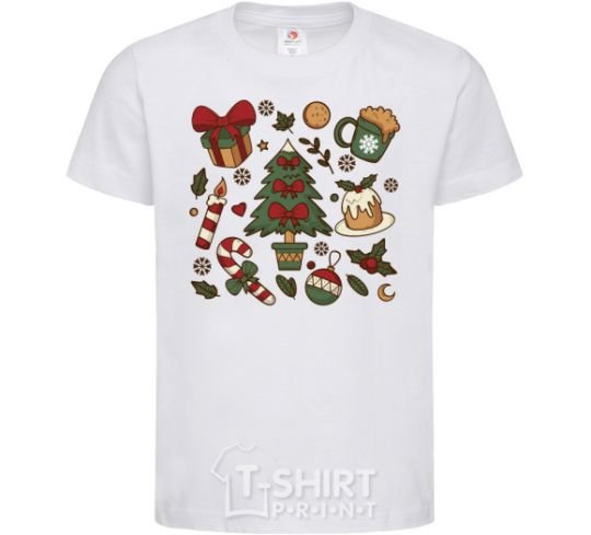 Kids T-shirt New Year's Eve set White фото