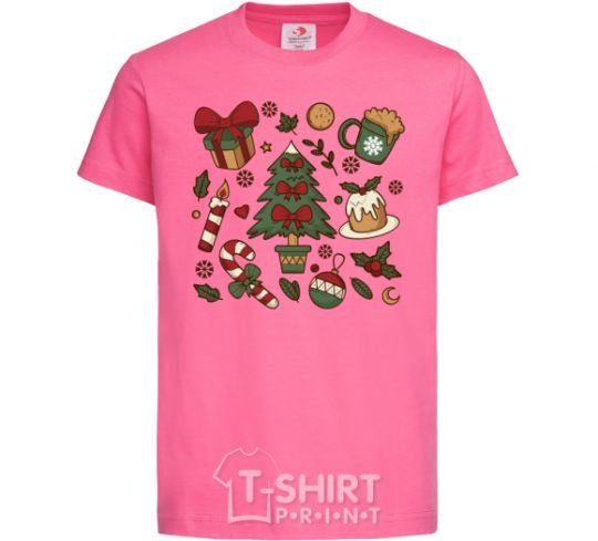 Kids T-shirt New Year's Eve set heliconia фото