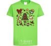 Kids T-shirt New Year's Eve set orchid-green фото