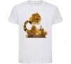 Kids T-shirt Tiger cub White фото