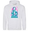 Men`s hoodie Squid game splash sport-grey фото