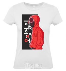 Women's T-shirt Squid game White фото