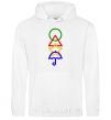 Men`s hoodie Squid Icons Game White фото