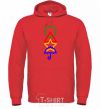 Men`s hoodie Squid Icons Game bright-red фото