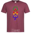 Men's T-Shirt Squid Icons Game burgundy фото