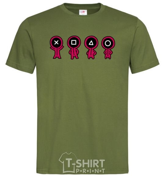Men's T-Shirt Squid Man Game millennial-khaki фото