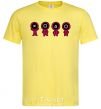 Мужская футболка Игра в кальмара человечки Лимонный фото